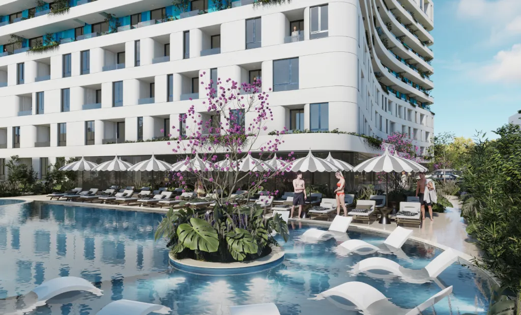 New modern complex with swimming pool in Bar on attractive location